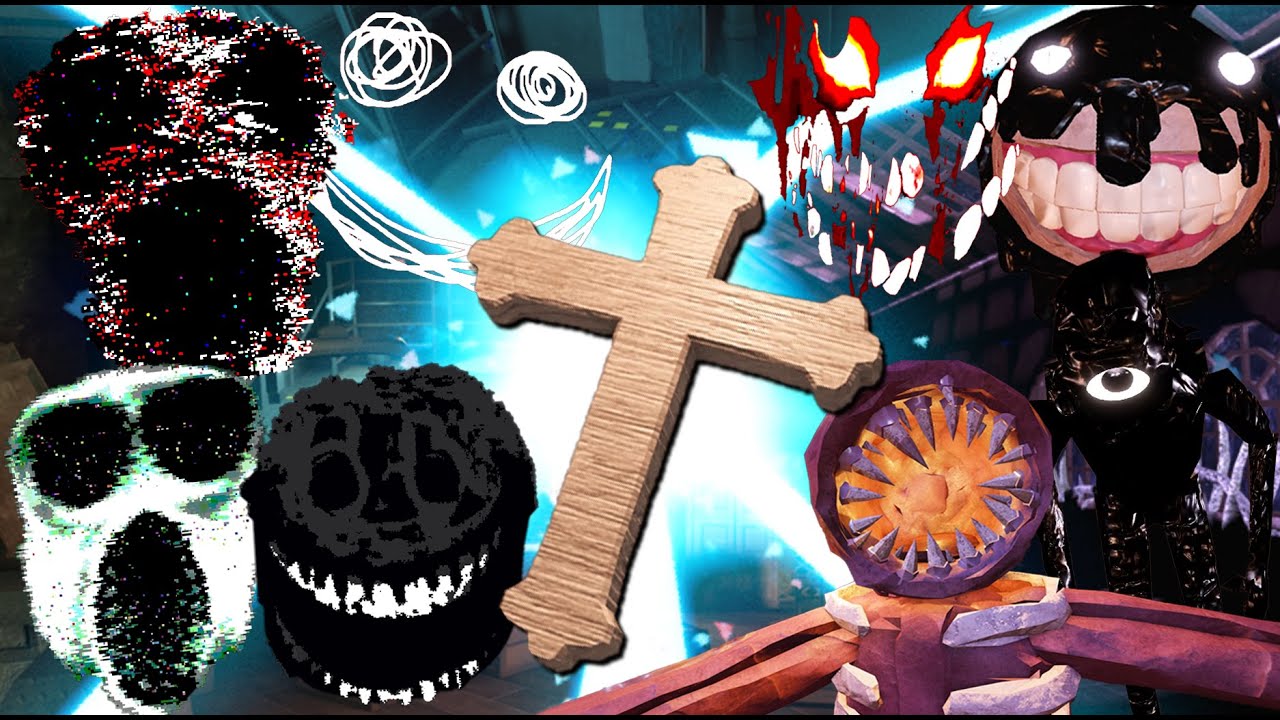 DOORS ใช้ไม้กางเขนปราบผีทุกตัว!!! crucifix doors all monters