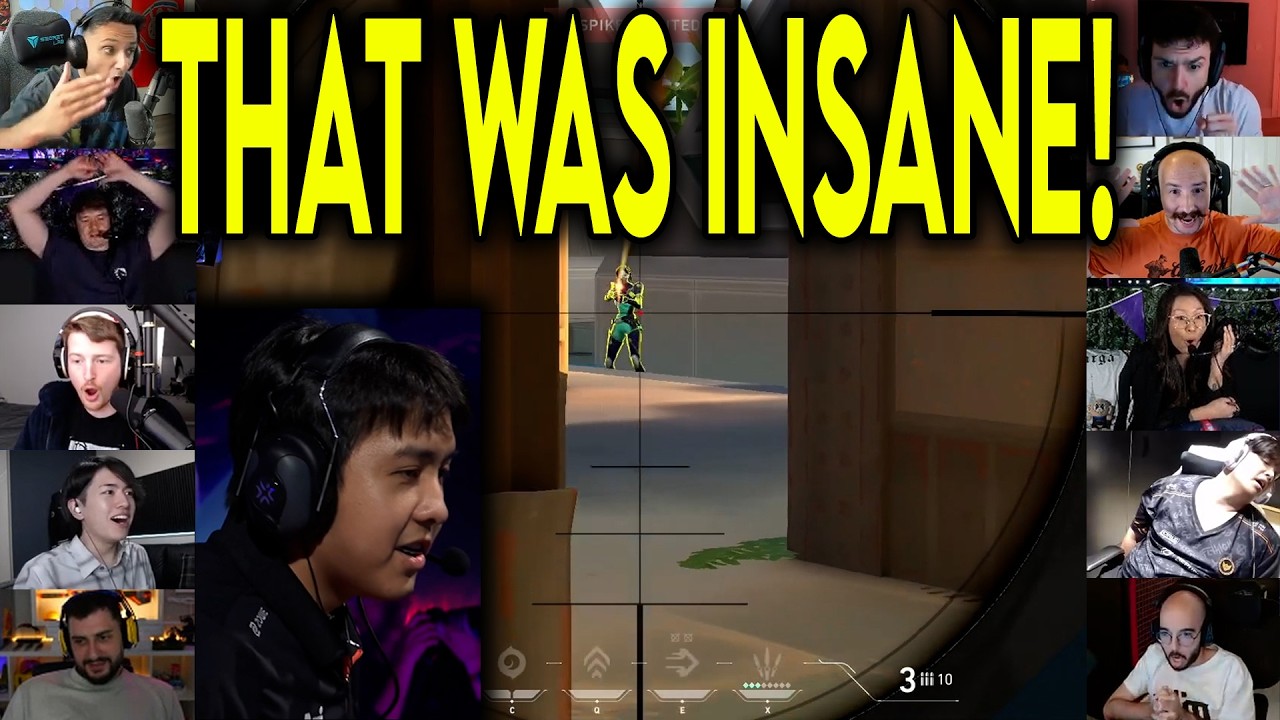 Valorant Streamers React To FS Primmie & Crws Insane 2v4 CLUTCH Against GE In Masters London