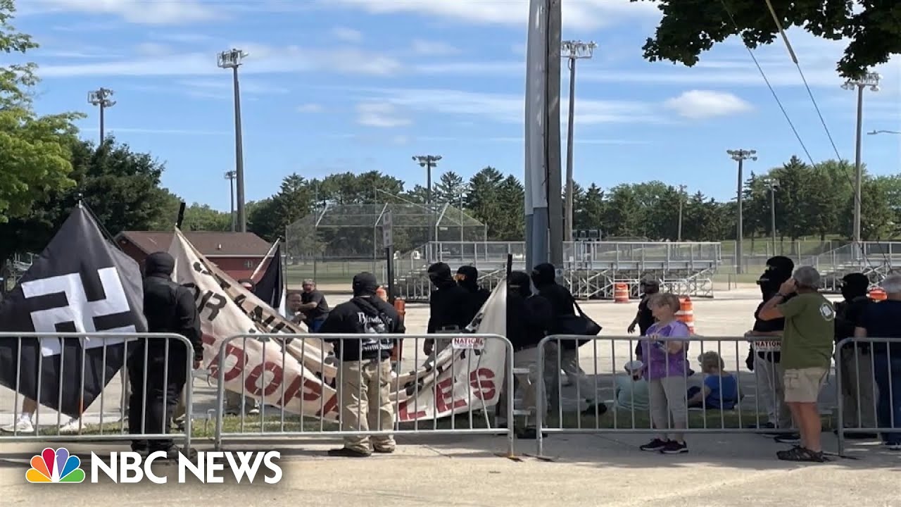 Neo-Nazi protesters target Wisconsin Pride event