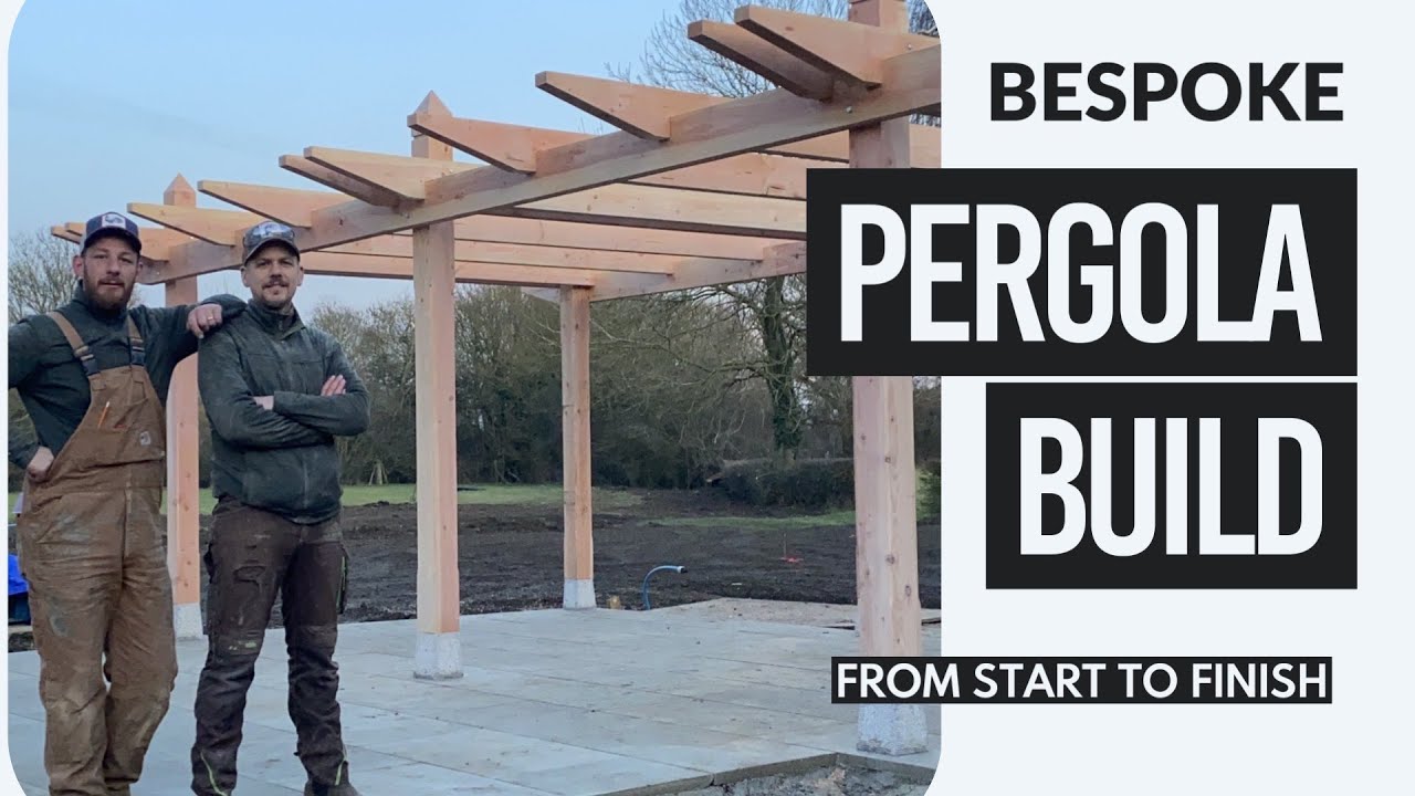 Bespoke Pergola Build using Douglas Fir