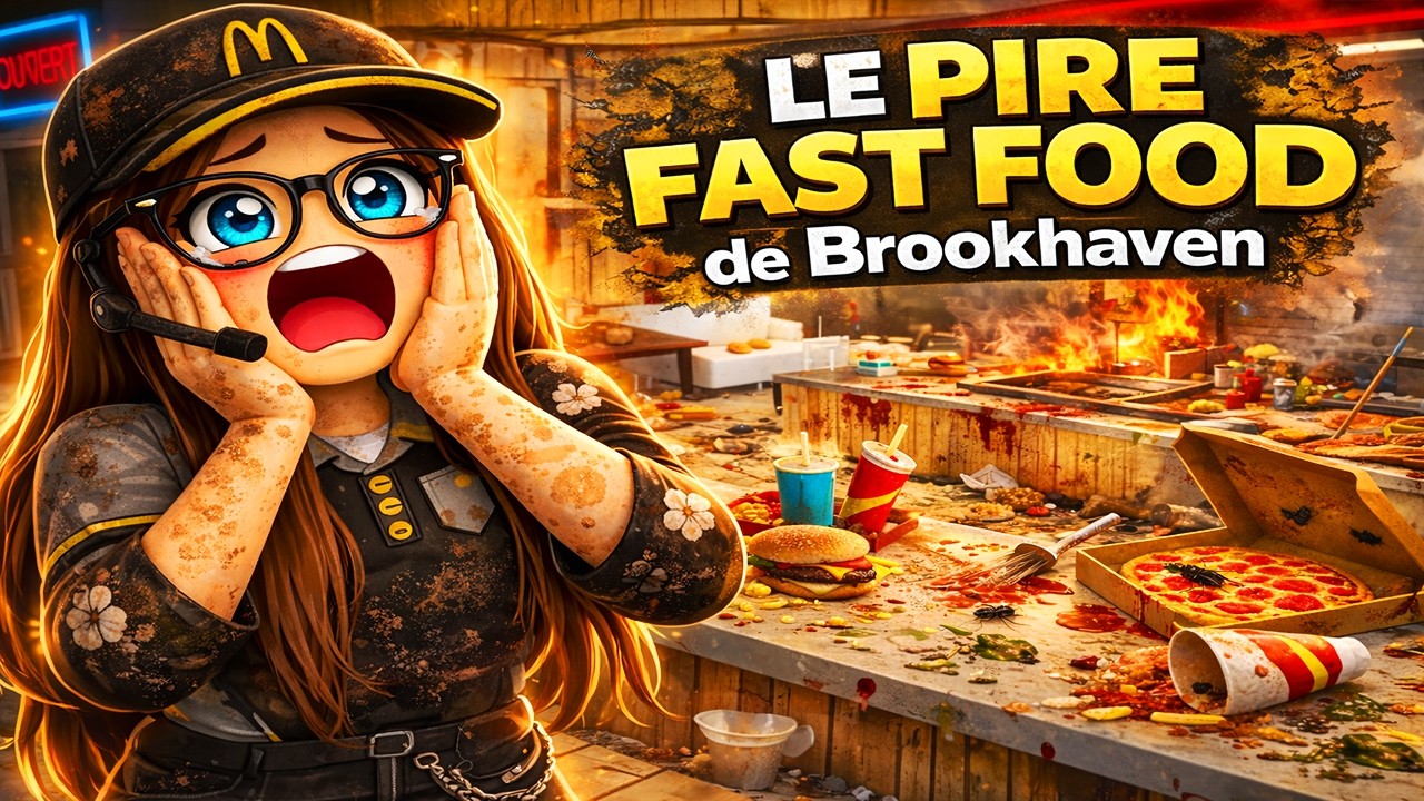 JE REALISE LE PIRE FAST FOOD de BROOKHAVEN ! Roblox