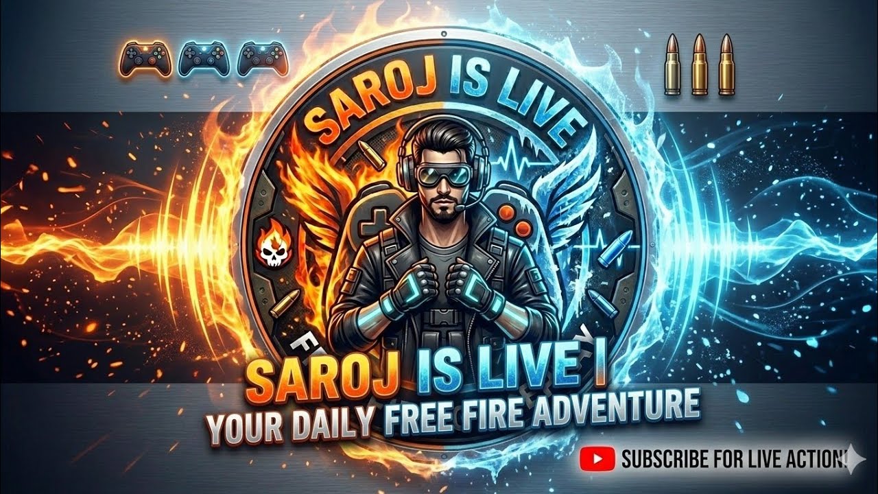 SAROJ is LIVE is live#freefire#