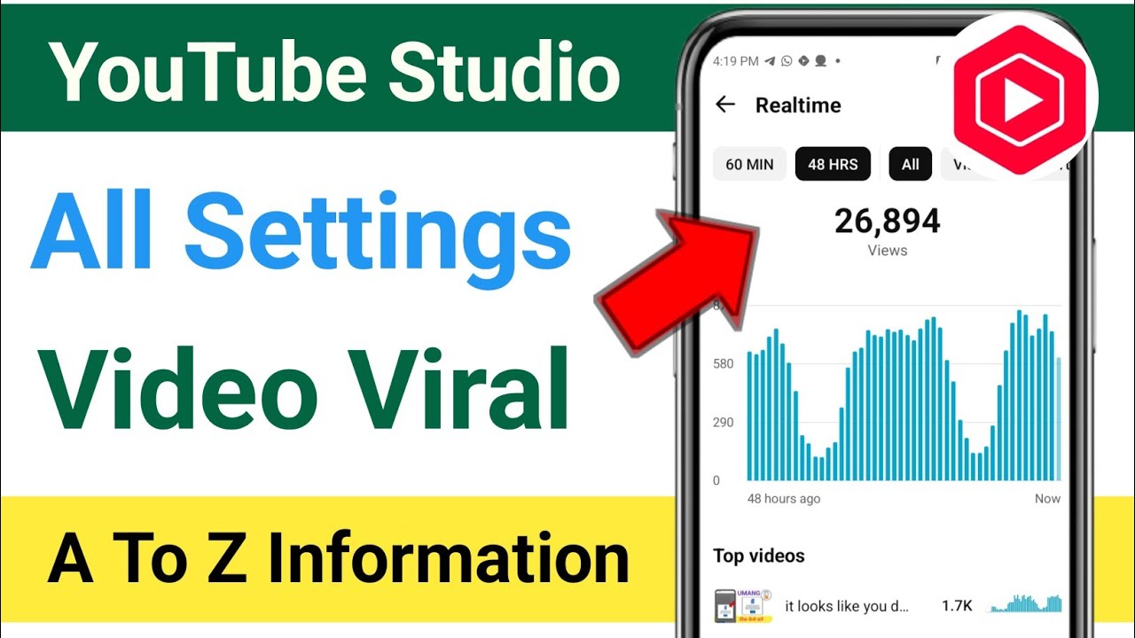 Youtube Studio A to Z Settings |  Youtube Studio Use Kaise Kare | Yt Studio All Settings 