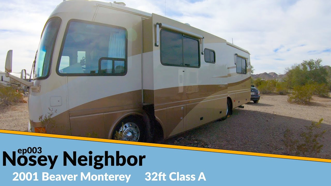 RV Tour 2001 Beaver Monterey 32ft Class A Motorhome | Nosey Neighbor 003