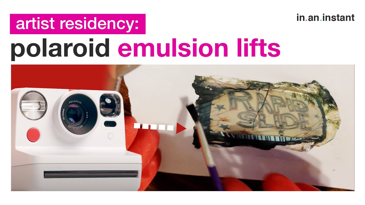 How to do Polaroid emulsion lifts & creatively manipulate photos [In An Instant Artist Residency]