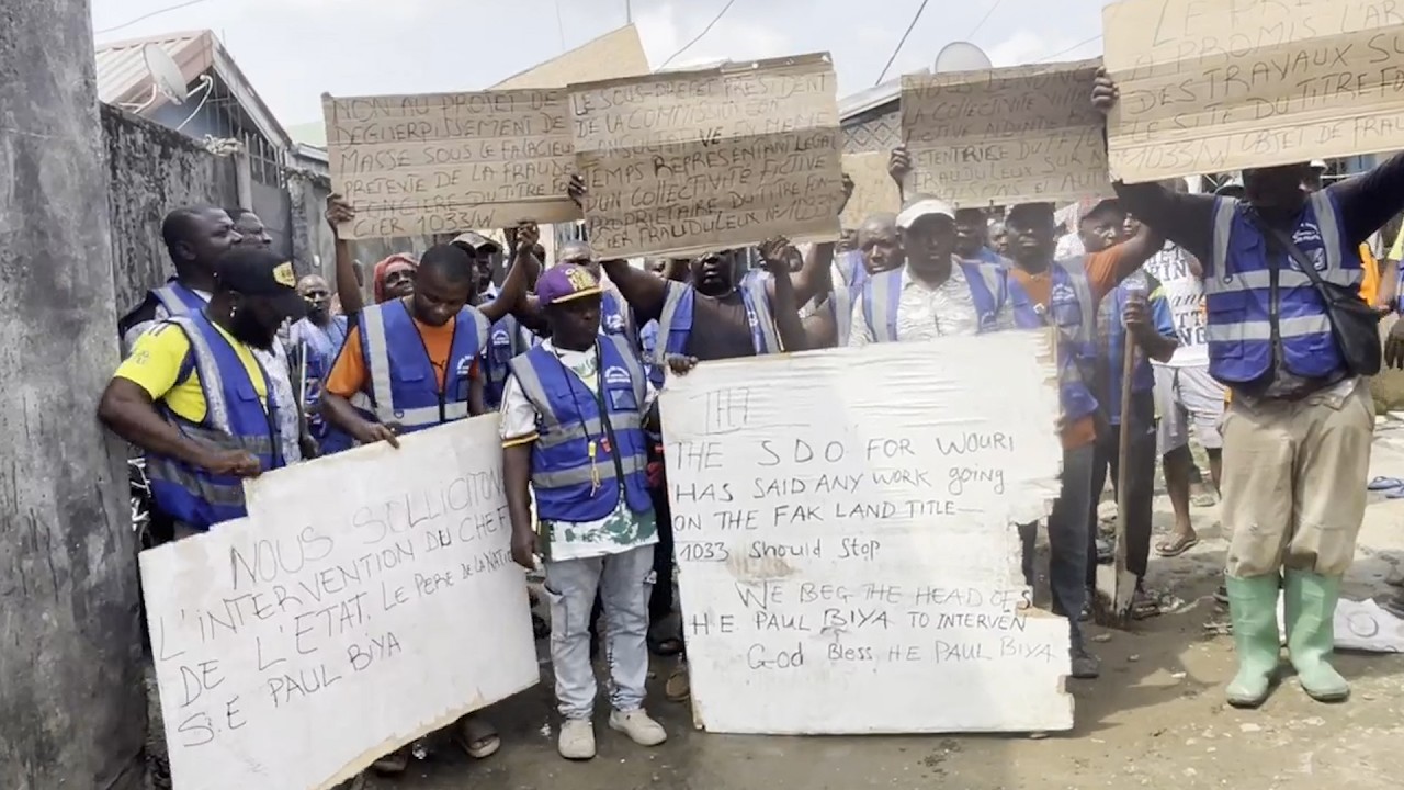 PROTEST IN DOUALA’S BOIS DES SINGES AFTER LAND TITLE CLAIM EMERGES