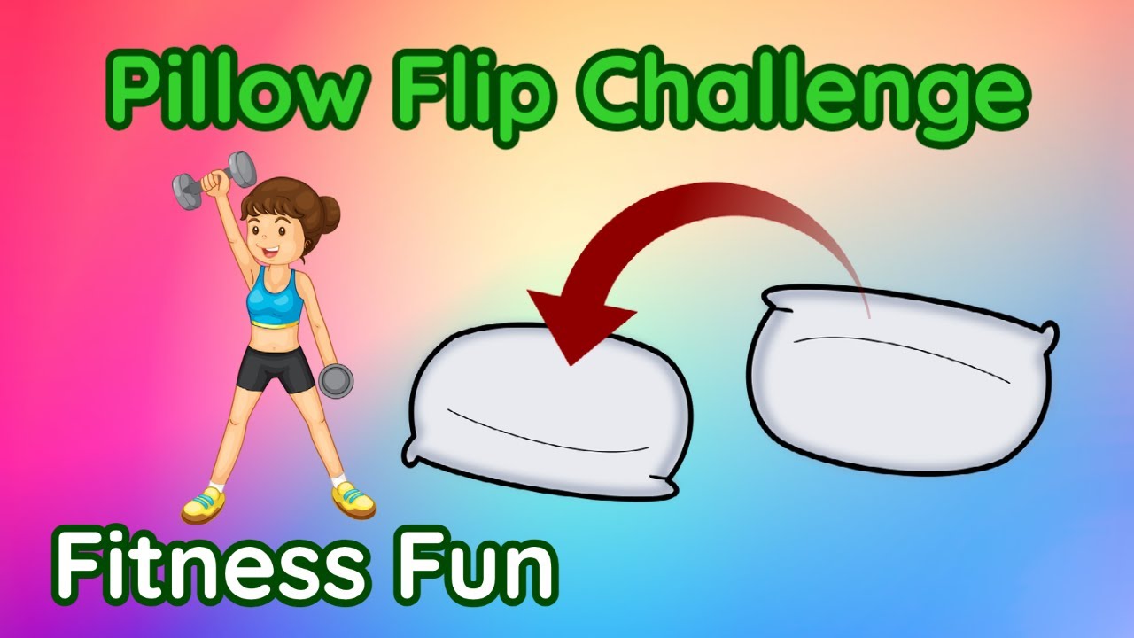 Pillow Flip Challenge - At Home Physical Education - Fun Fitness