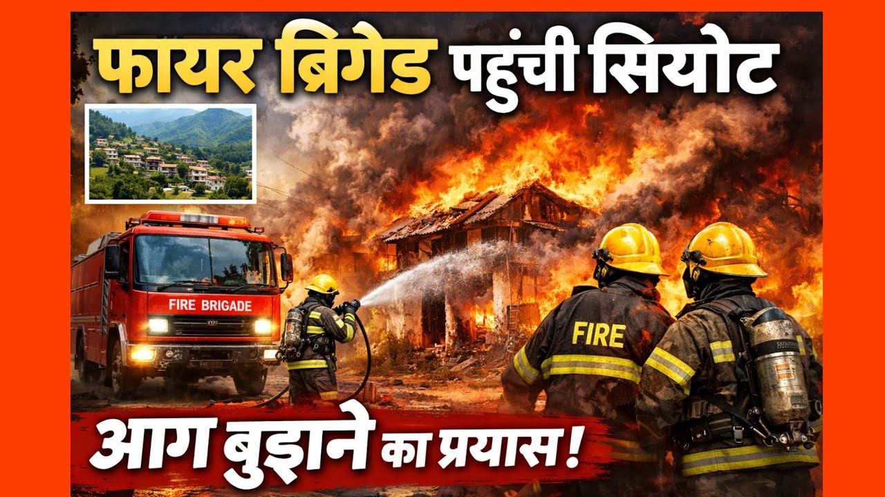 Fire Brigade pahunche Siot, aag par Kia control, Monu Shah ji ko hua lakhon ka nuksan 