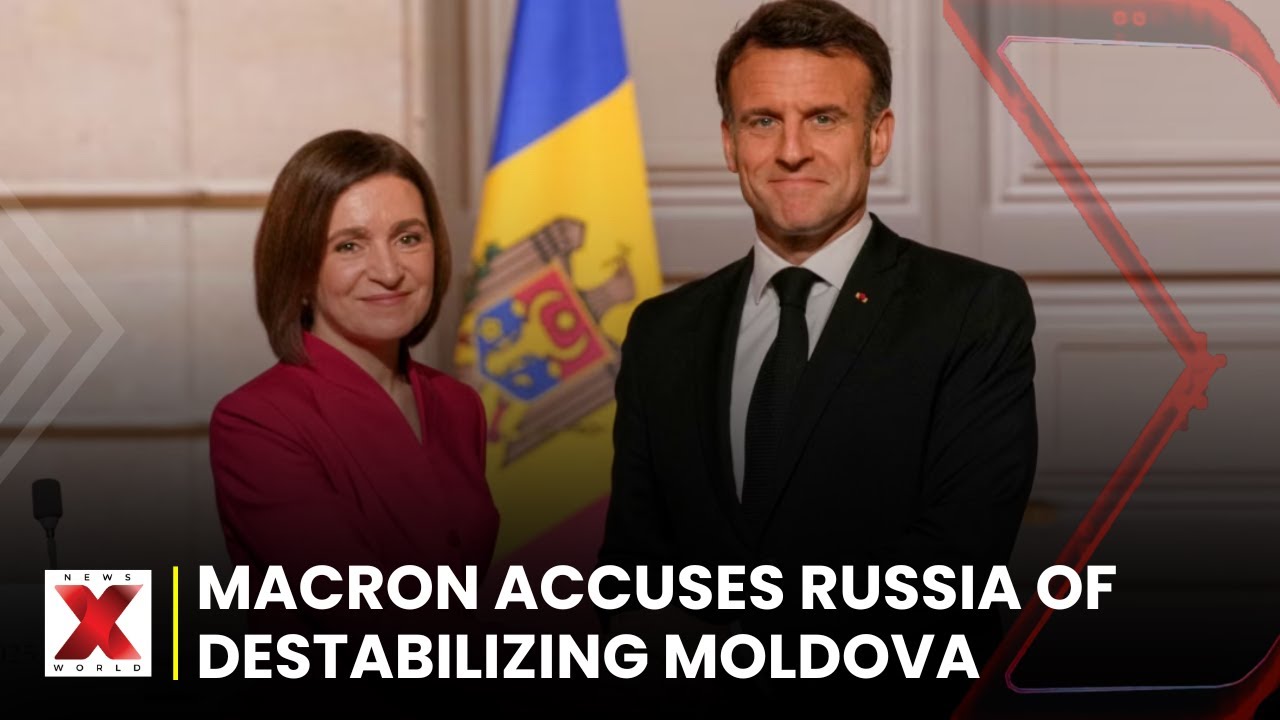 LIVE: Macron Warns of Russia's Blatant Destabilization Efforts in Moldova | Global News