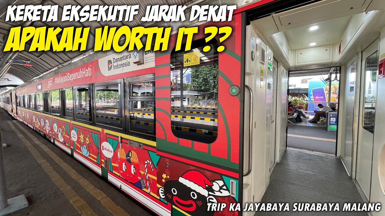 NAIK KERETA EKSEKUTIF JARAK DEKAT SURABAYA-MALANG APAKAH WORTH IT ?? TRIP KA JAYABAYA NEW GENERATION