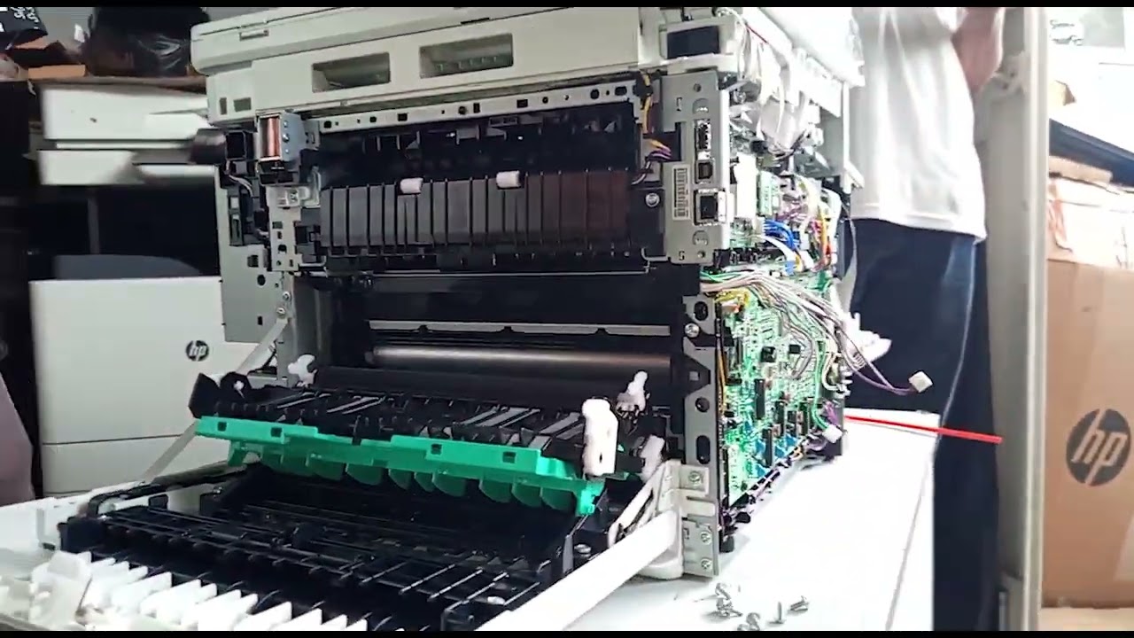 Cara Mengganti Fuser HP Color LaserJet Managed MFP E47528