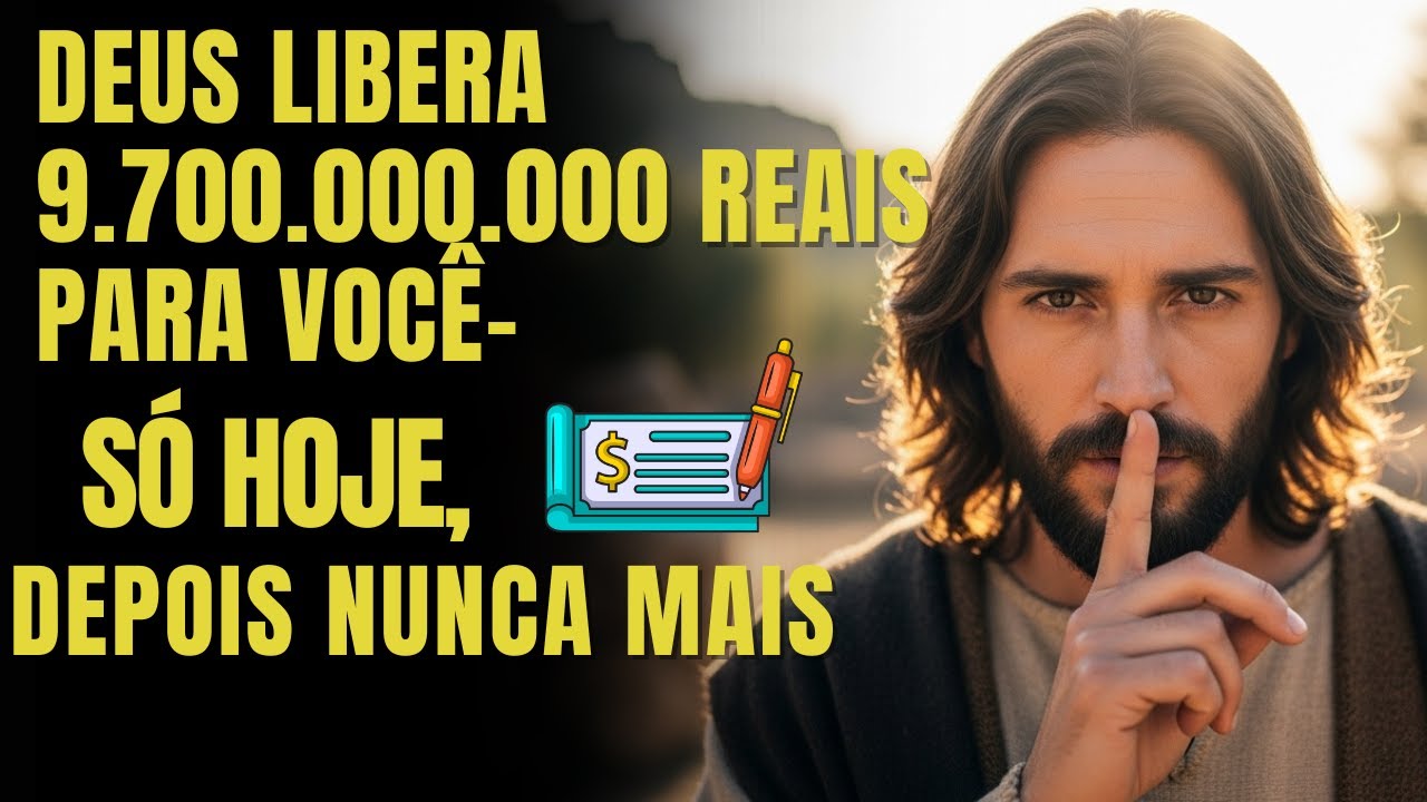 DEUS DIZ: MILAGRE AGORA: DEUS LIBERA 5.700.000.000 PARA VOCÊ – SÓ HOJE, DEPOIS NUNCA MAIS