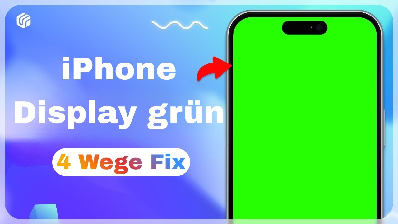 iPhone Bildschirm gr&uuml;n oder flackert? Hier ist die L&ouml;sung 2026 ✅