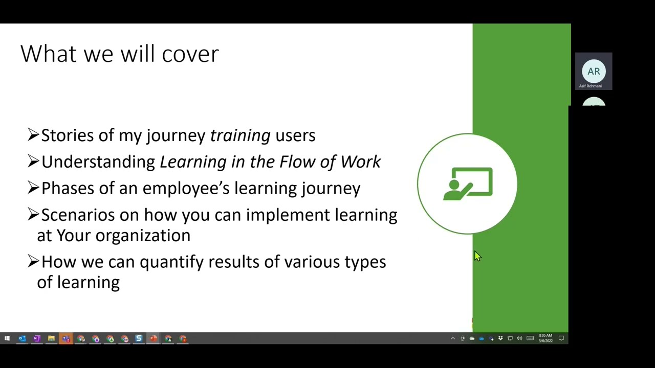 Learning in the flow of work: providing learning just-in-time instead of just-in-case - Asif Rehmani