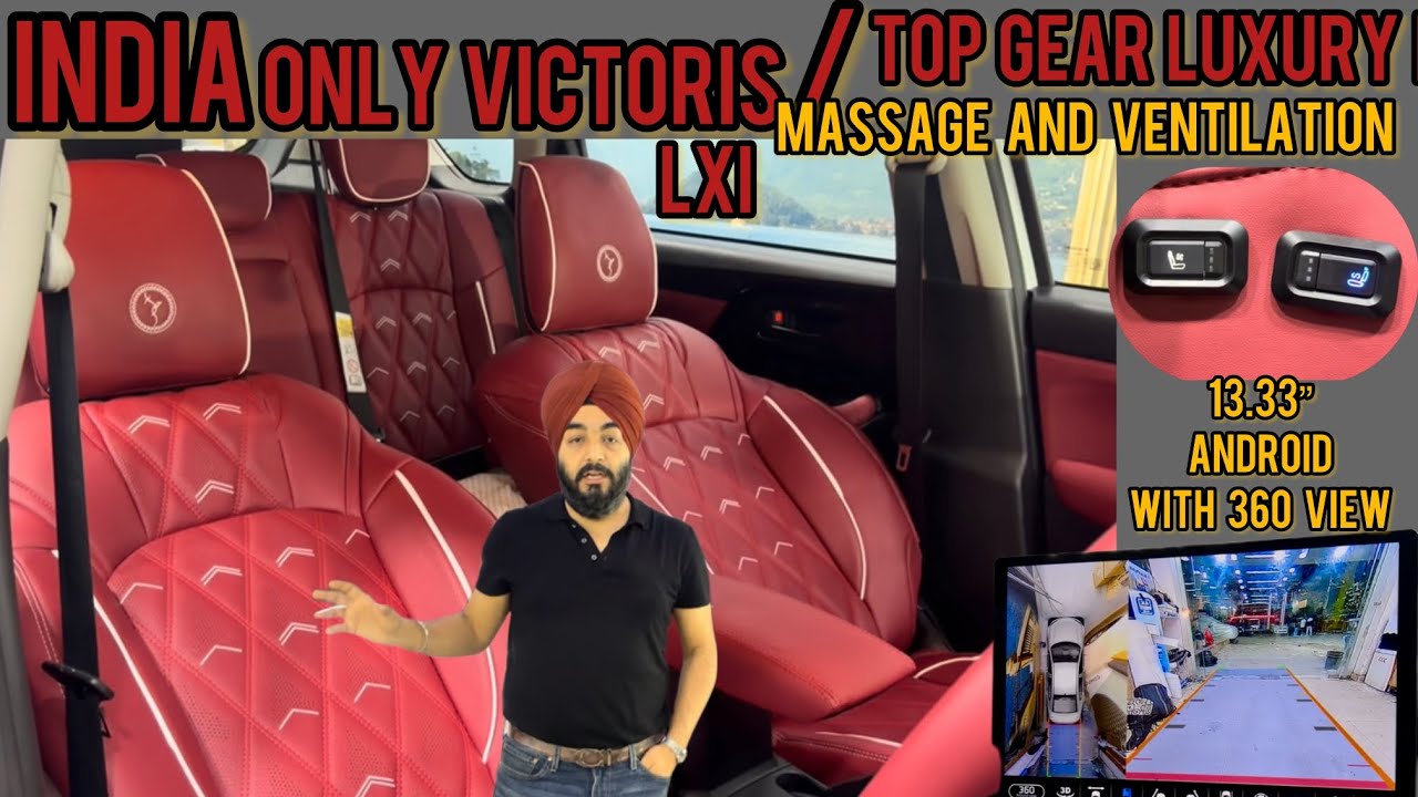 INDIA 🇮🇳ONLY VICTORIS WITH 13.33&rdquo; SCREEN✅REAR VENTILATION AND MASSAGE WITH TOP GEAR LUXURY INTERIOR✅
