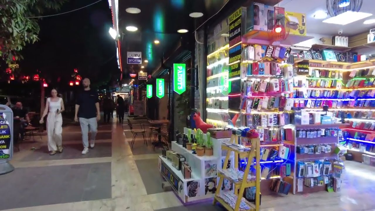 Adana City Night Walk, Turkey - 4K Walk