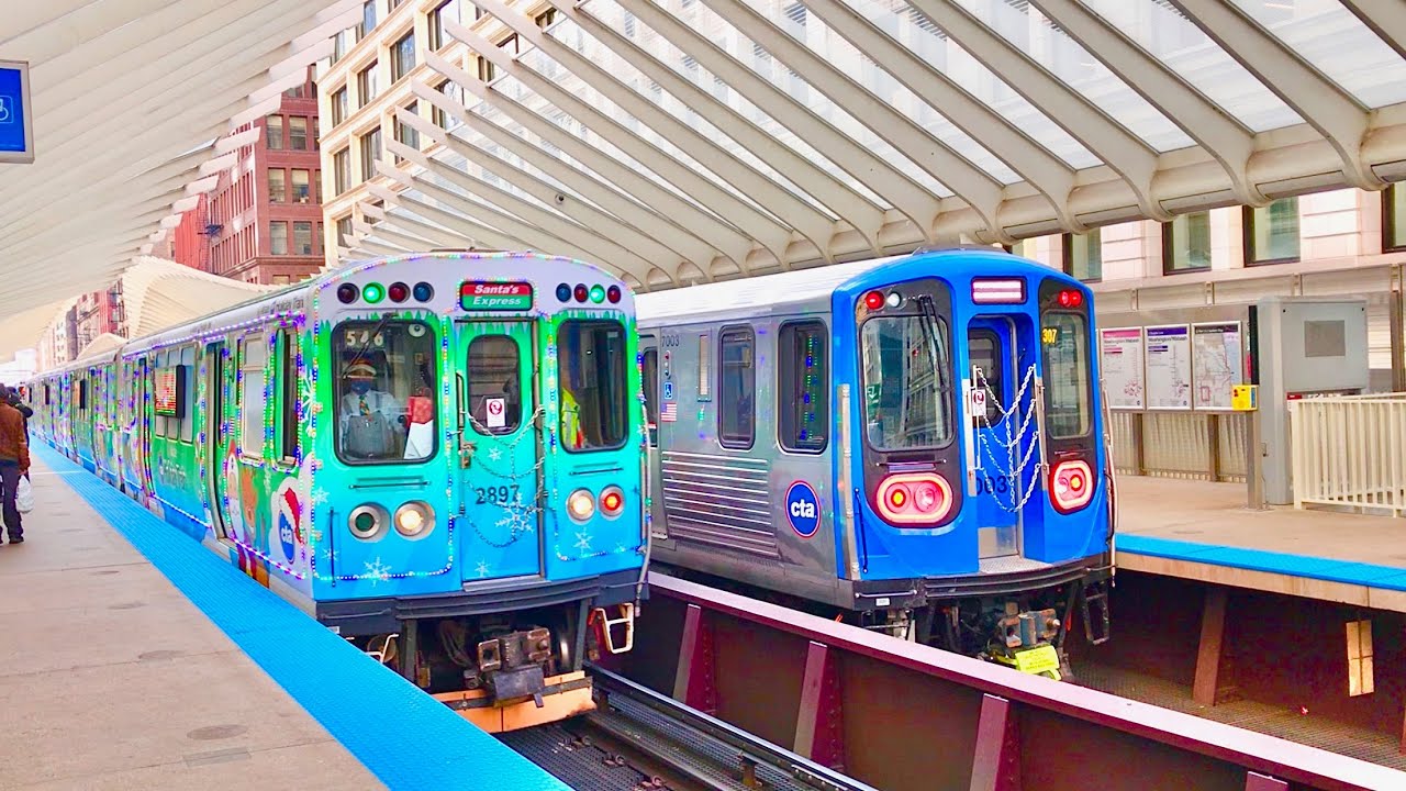 CTA Santa Train 2021 Railfanning