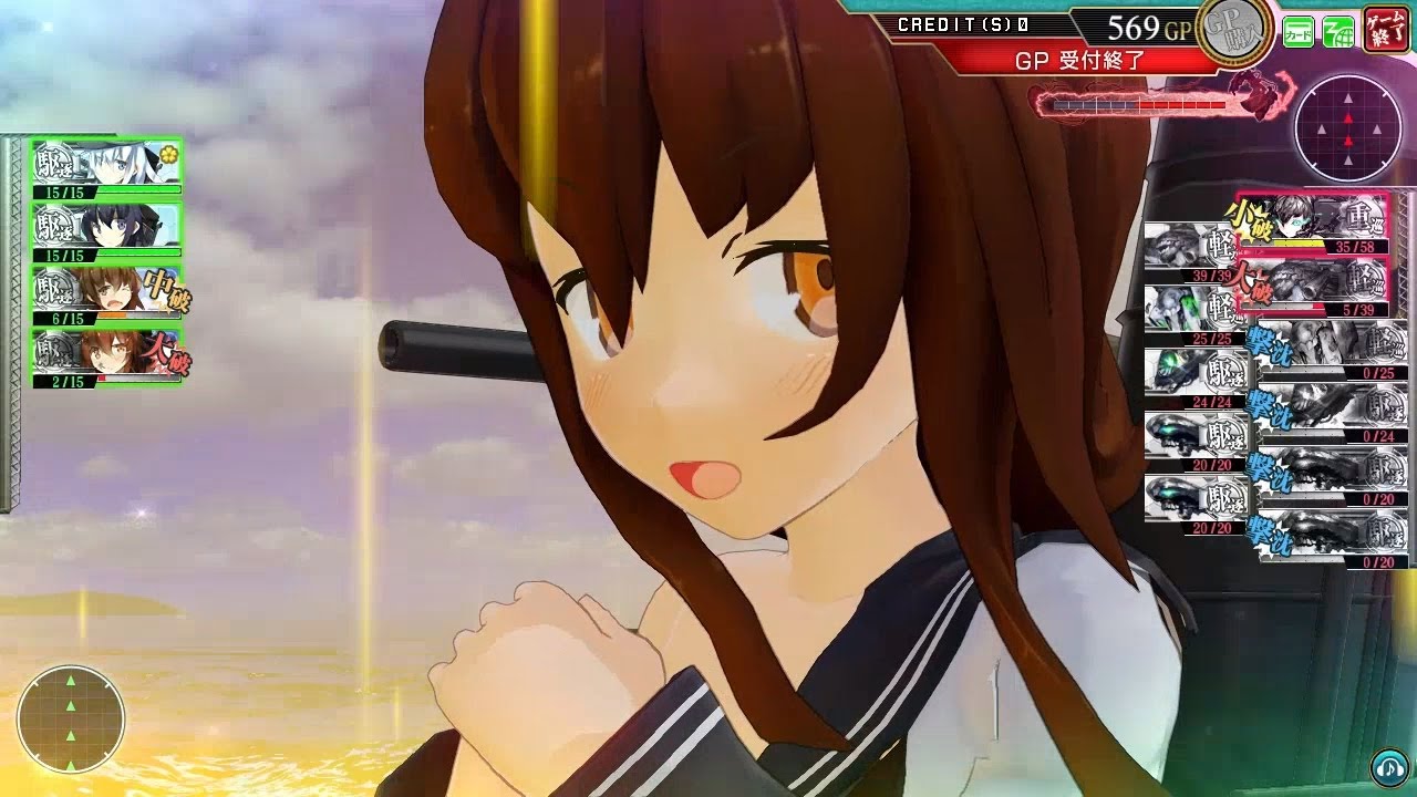 【艦これアーケード】必見！！第六駆逐隊ＶＳ！！”敵泊地殴り込み”イベント、初の『ダブル艦隊戦ッ！！』(^▽ﾟ;)（E-2:丙）