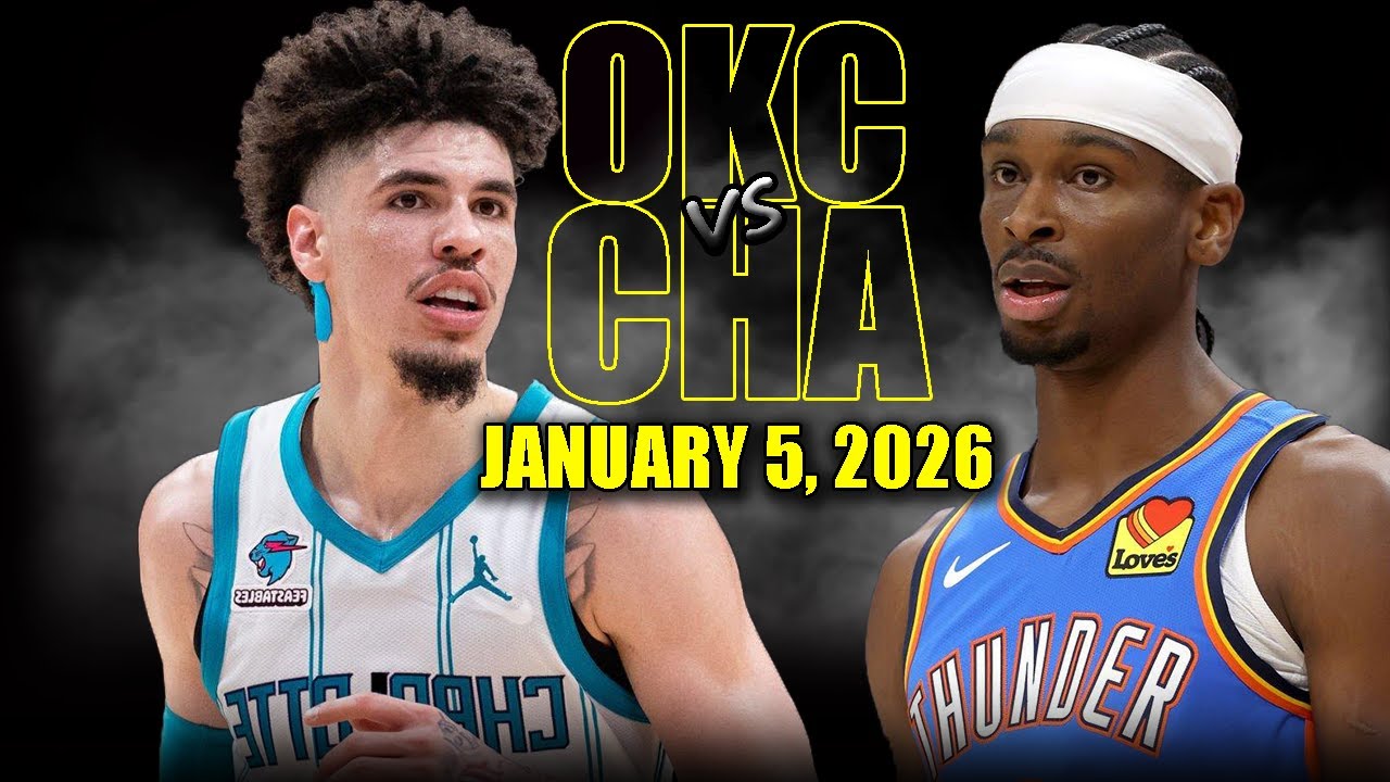 Oklahoma City Thunder vs Charlotte Hornets Full Game Highlights &ndash; January 5, 2026 | NBA Season
