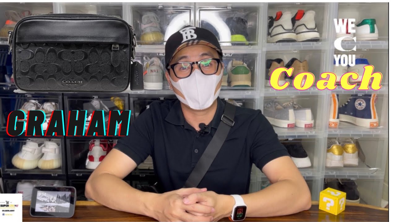 [TÚI/BAG] Review Túi Nam COACH Graham crossbody in Signature Leather Chất da làm nên đẳng cấp.