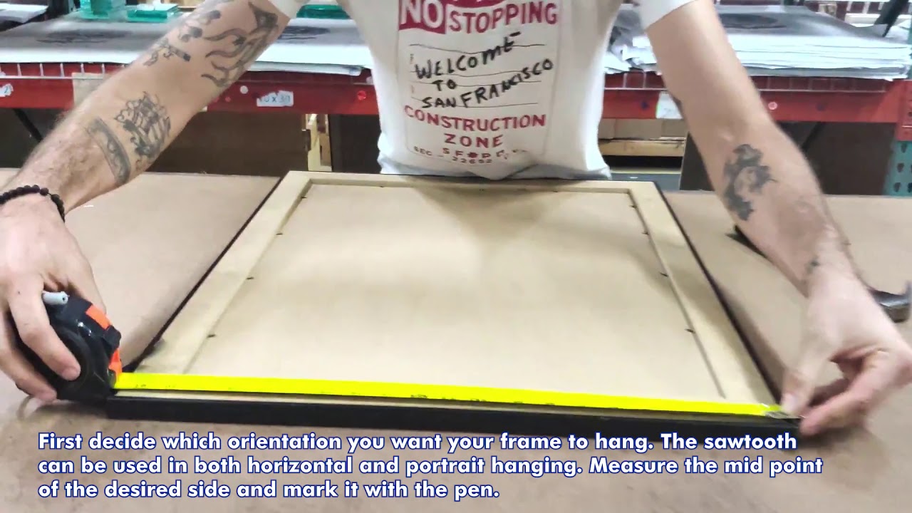 How To Assemble a Sawtooth Hanger
