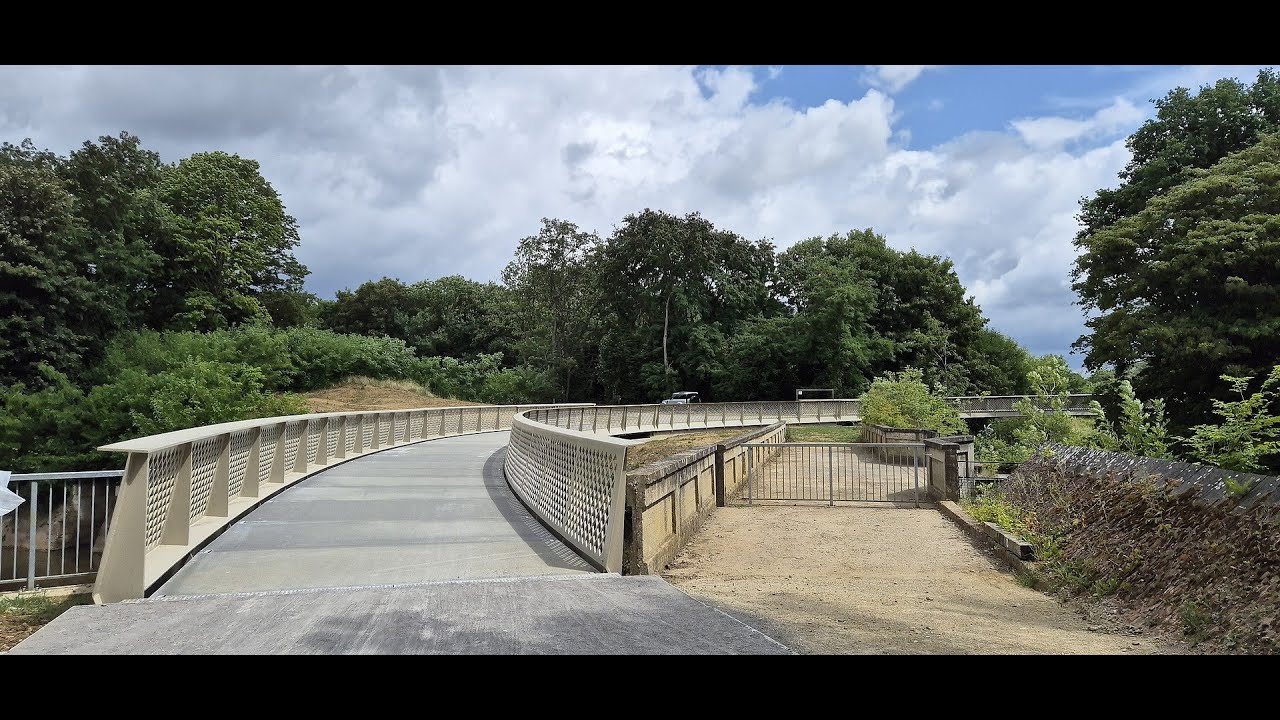 Fietsen over de Saspoortbrug 2025. v1