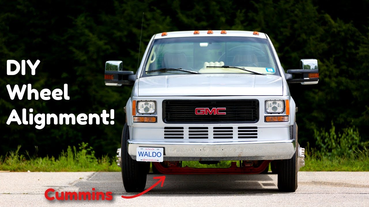 Fixing Steering Slop and Doing a Front Wheel Alignment [Cummins Swap Part 27]