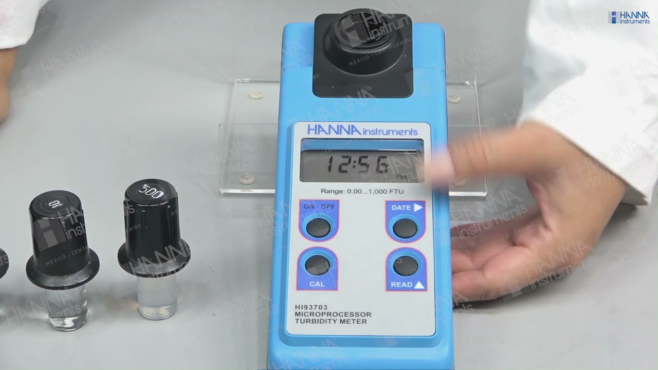Calibración del Turbidímetro HI93703