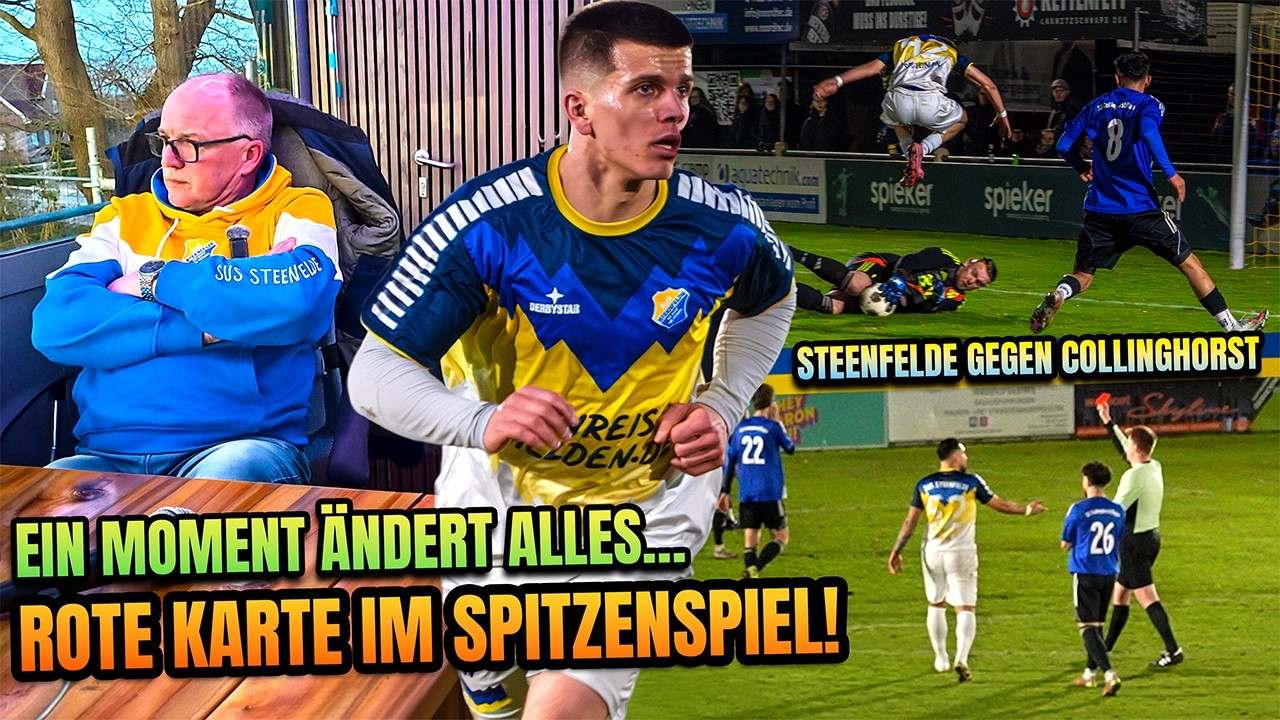 ROTE KARTE IM SPITZENSPIEL! 😳 haben wir in Unterzahl noch eine Chance?!