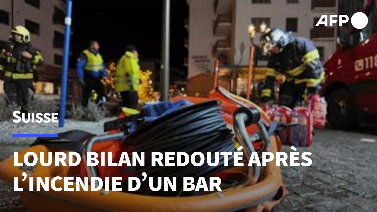 Suisse: tr&egrave;s lourd bilan apr&egrave;s l&rsquo;incendie d&rsquo;un bar | AFP