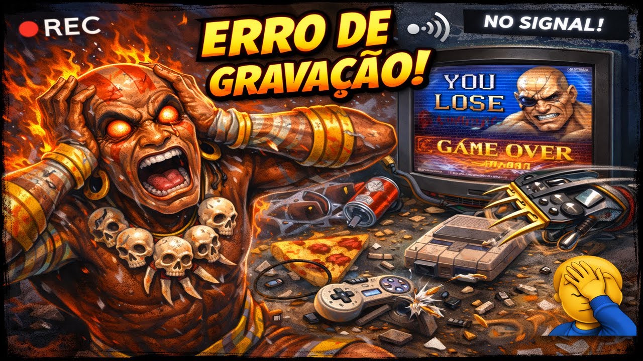 🚨 ERRO DE GRAVAÇÃO! TUDO DEU ERRADO COM DHALSIM 😵🔥(VERY HARD)