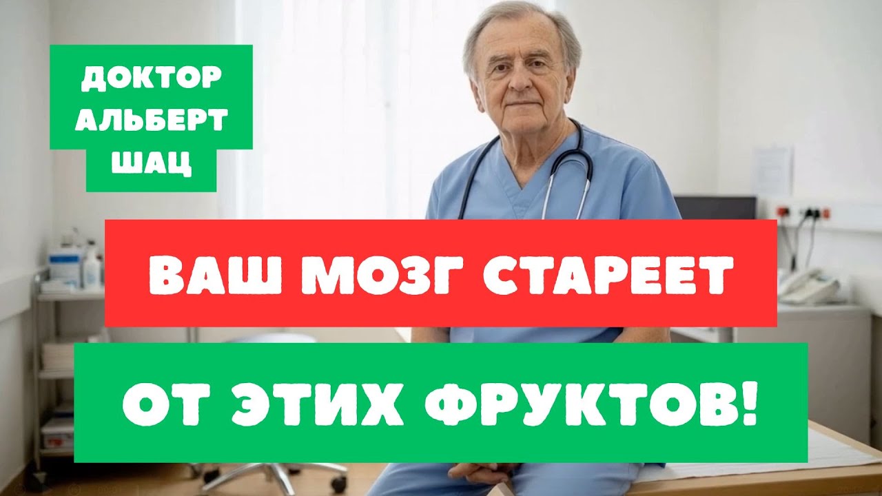 Вы старше 57 и любите фрукты? ЯБЛОКИ и ВИНОГРАД могут ПРИВЕСТИ К РЕАНИМАЦИИ! Доктор Альберт Шац