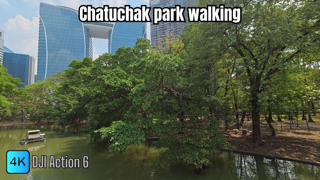 Chatuchak Park Walk (Bangkok, Thailand) | 13-Minute Relaxing Walking Tour