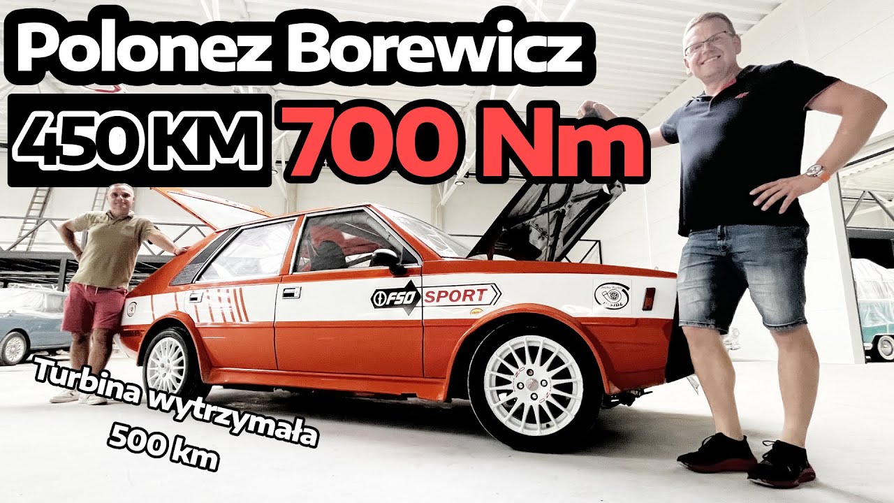 Rajdowy Polonez Borewicz - z silnikiem 4.16 Turbo od Lancii | 0-200 km/h - 18 sekund