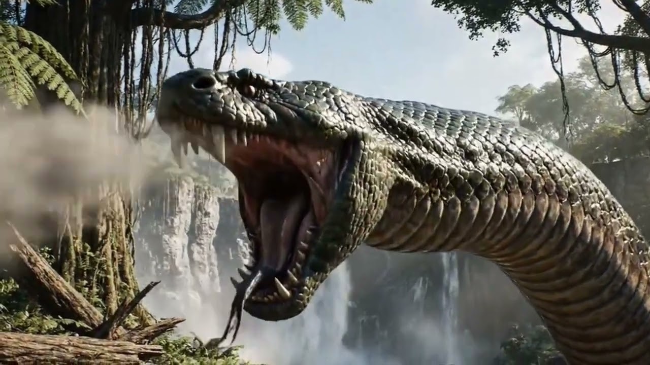 Prehistoric Humans vs Titanoboa: A Silent Battle of Fire and Survival in Ancient History (Ep 3)
