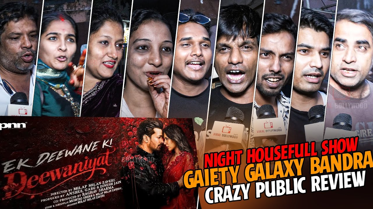 Ek Deewane Ki Deewaniyat Audience Review | CRAZY Crowd Reaction | Housefull at Gaiety Galaxy