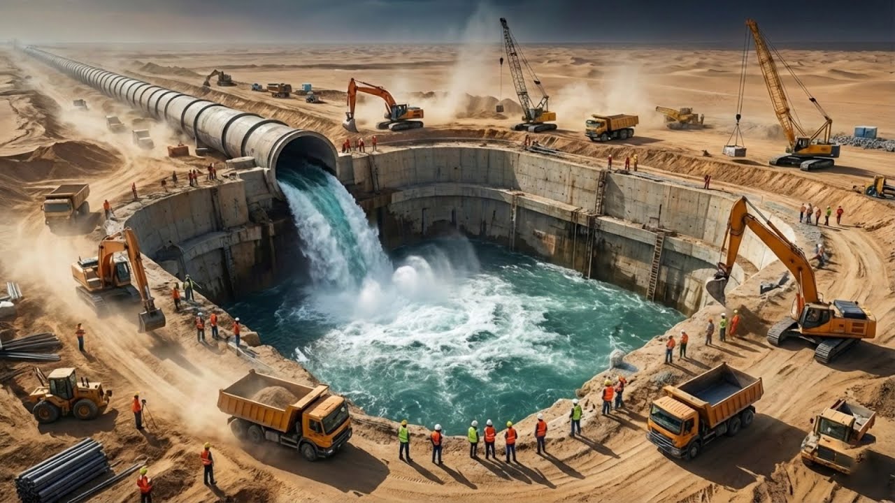 How China Poured Billions of Liters of Water Under the Desert