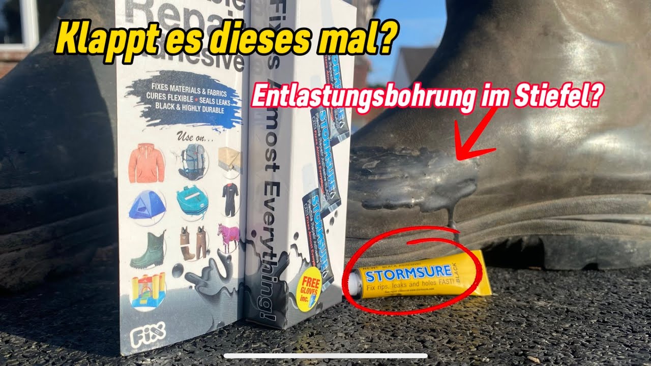 Stiefel selber reparieren? Stormsure: Wirklich so gut?