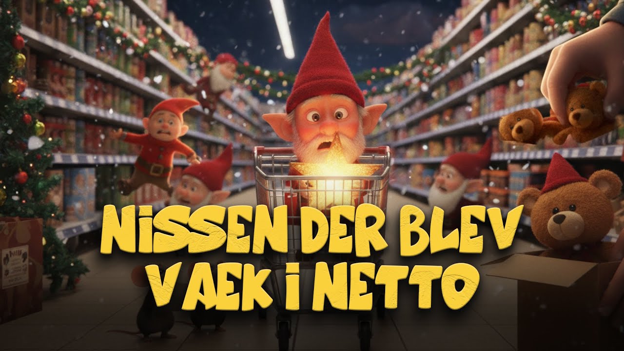 Nissen der blev v&aelig;k i Netto &ndash; Sjov julehistorie for b&oslash;rn | Dansk julefort&aelig;lling