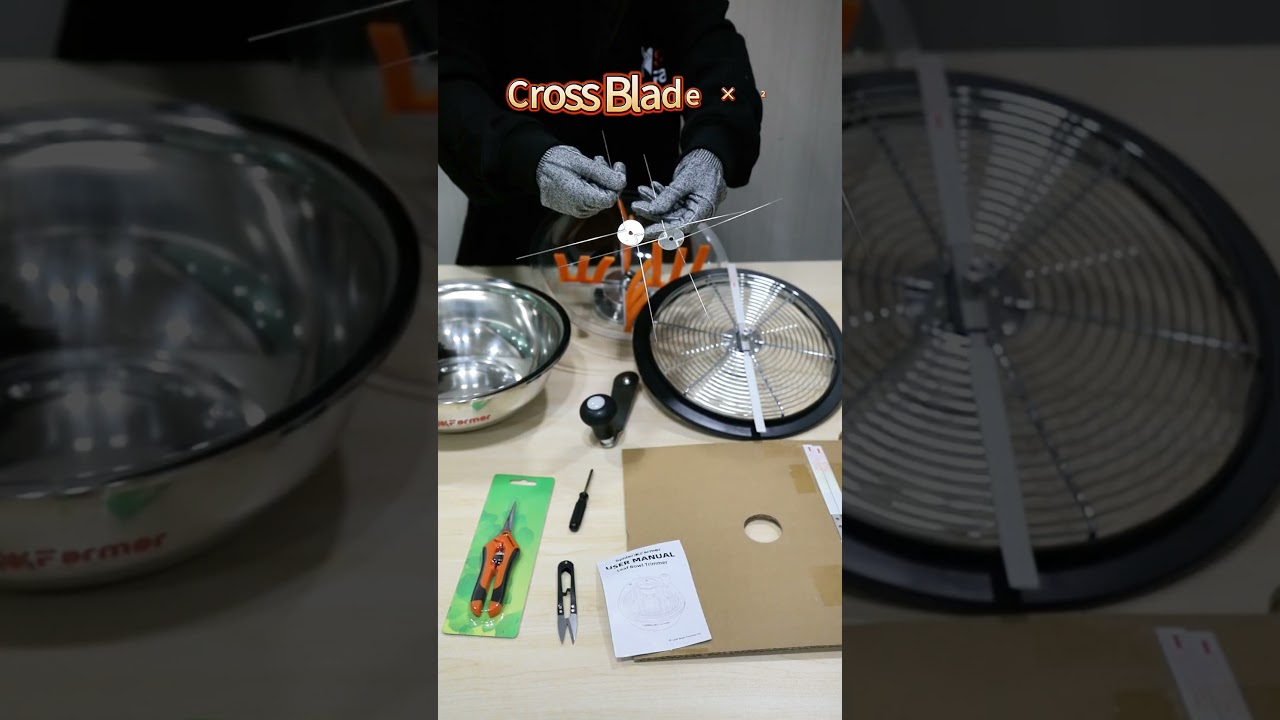 Assemble & Trim in Minutes! 🌿 New 13'' Bud Leaf Bowl Trimmer