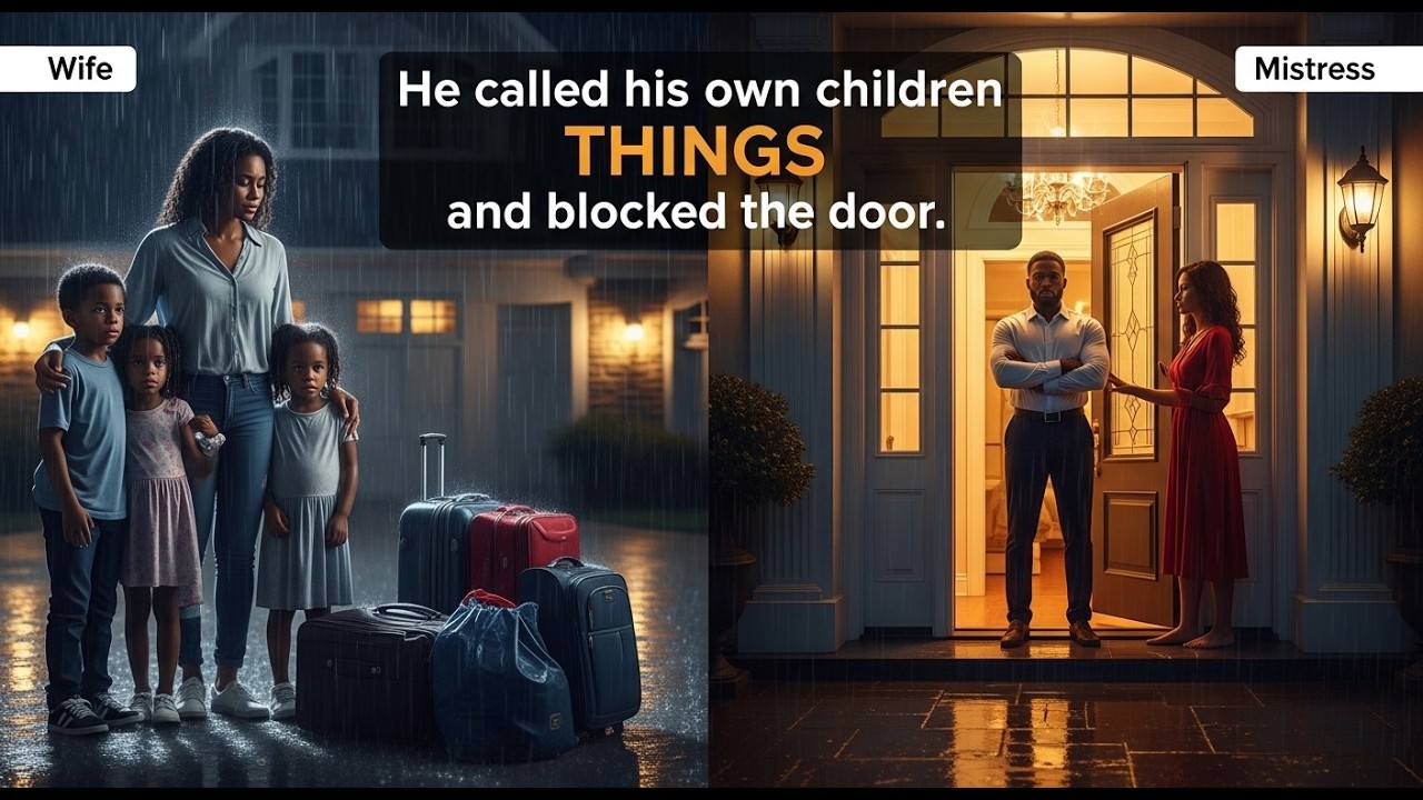 GET OUT WITH THOSE THINGS U CALLED KIDS THAT BINDS US TOGETHER-HE SAID 2 HIS WIFE & BLOCK THE DOOR