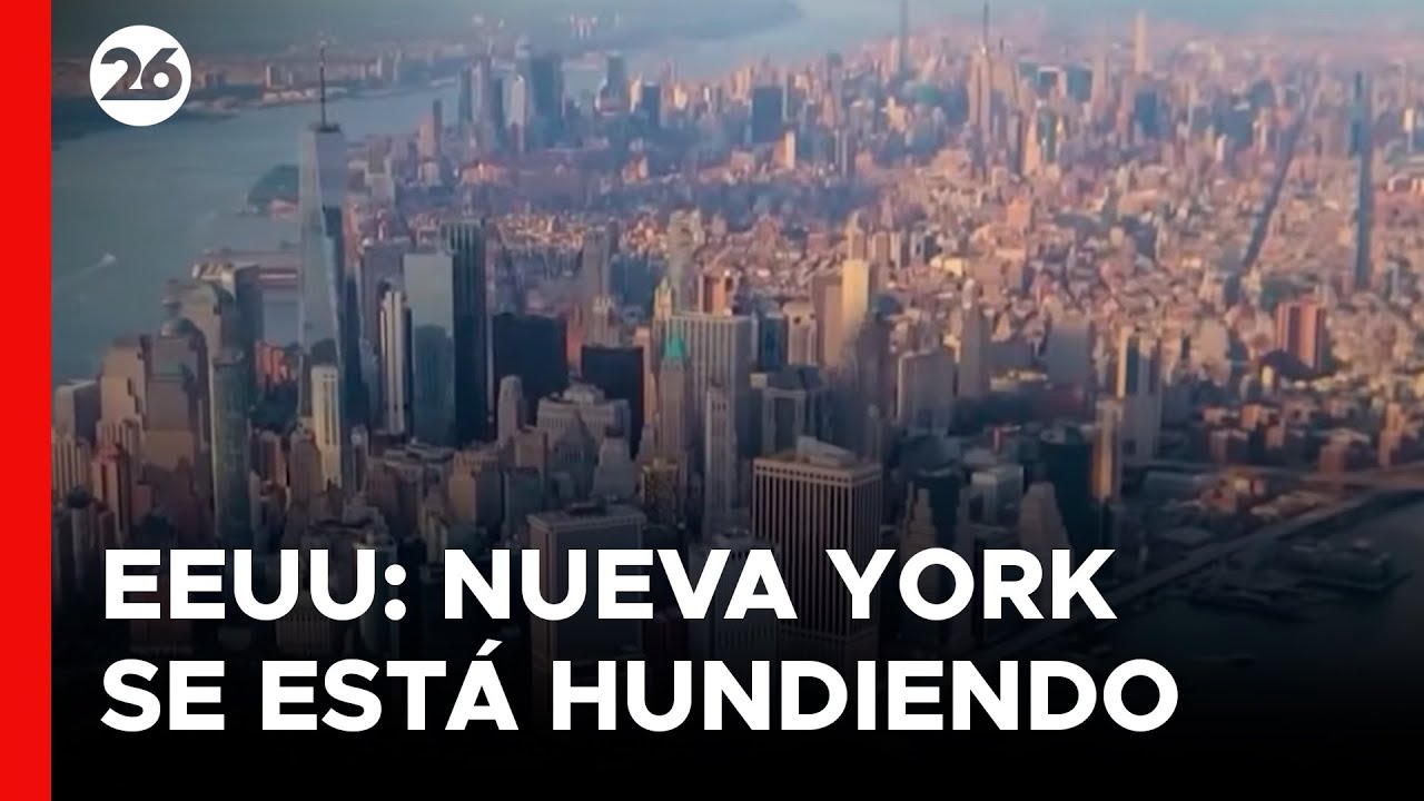 ¿Por qué se está hundiendo Nueva York?