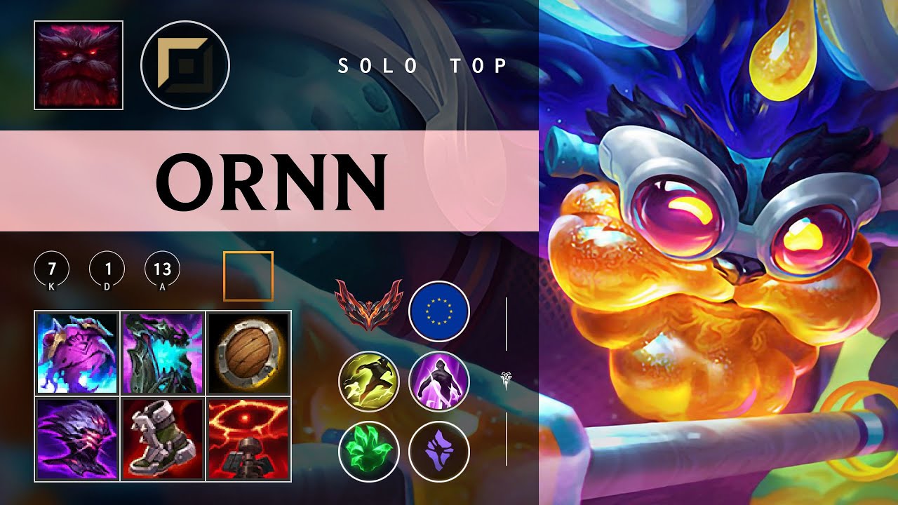 Ornn Top vs Jax - EUW Grandmaster Patch 26.02