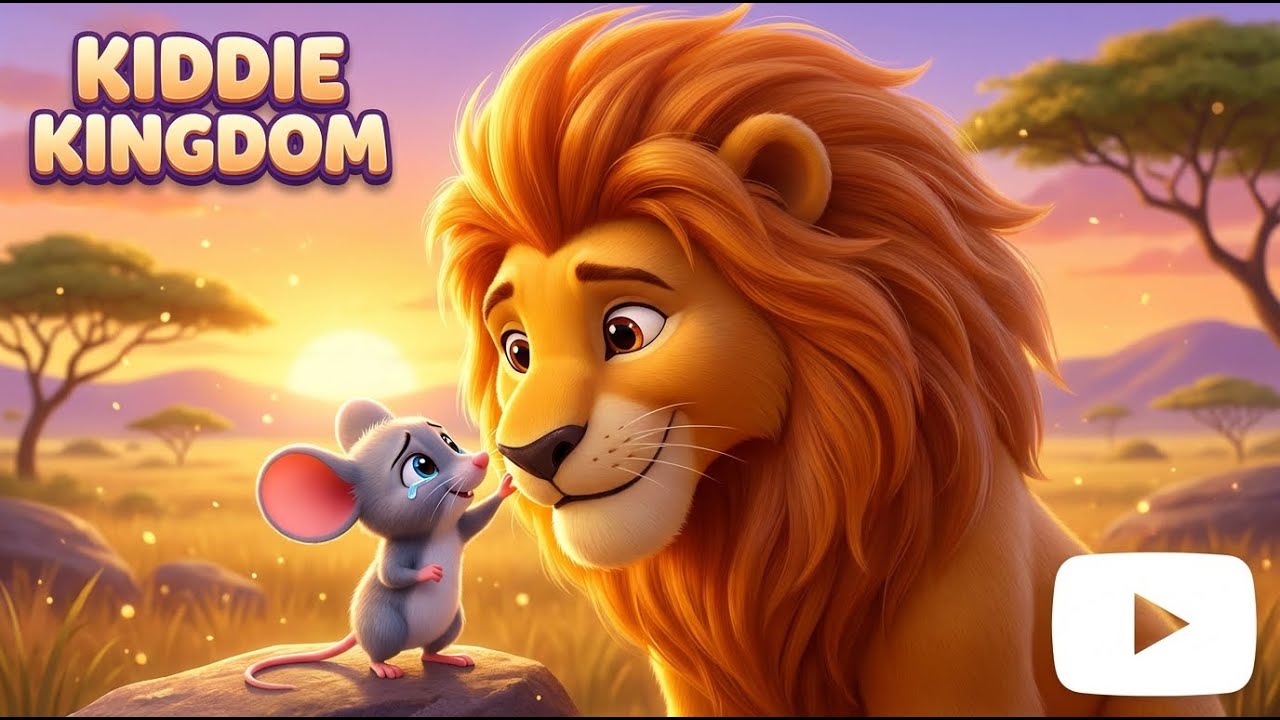 Leo the Kind Lion & Smart Mini Mouse: দয়ালু সিংহ ও বুদ্ধিমান ইঁদুর | Moral Story 🦁🐭
