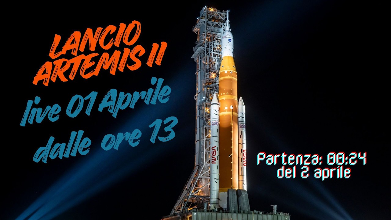 LIVE - Lancio ARTEMIS II - 4 Astronauti verso la Luna