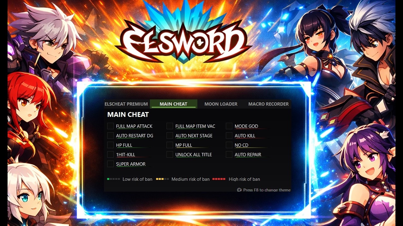 Elsword hack 2026 - Autokill + Full Map Attack + Macro Recorder + Moon Loader