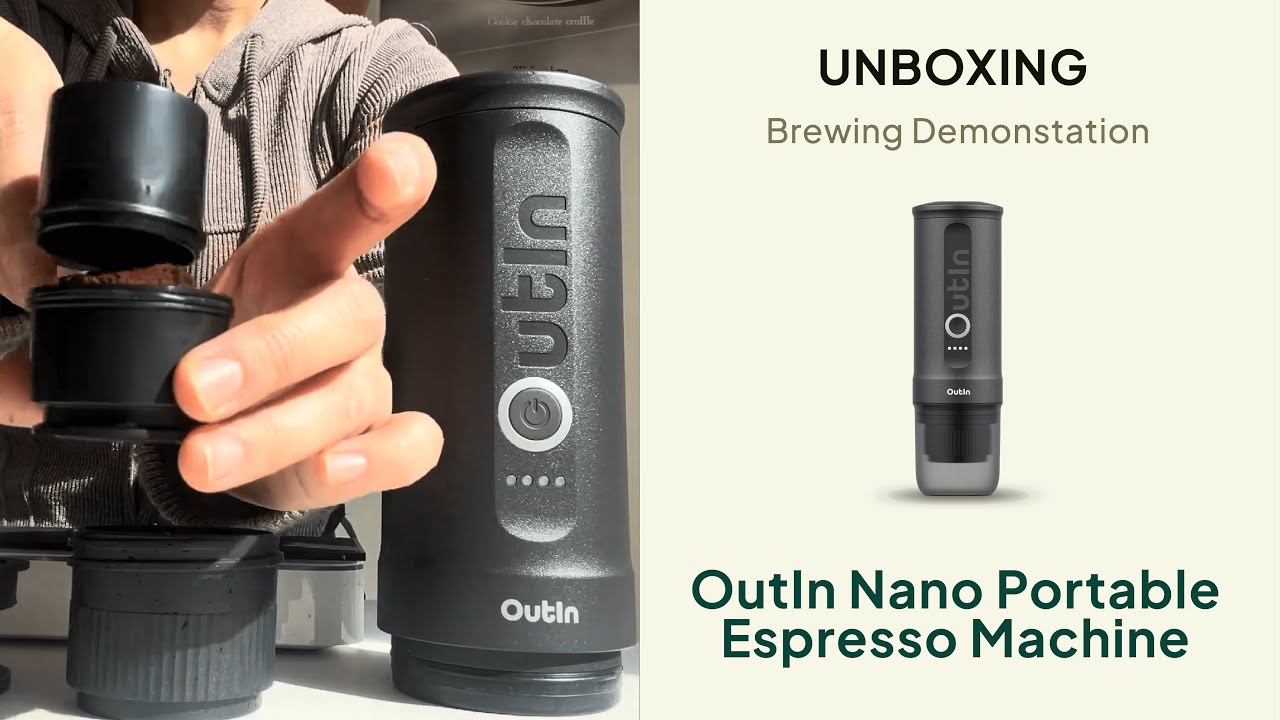 Unboxing the OutIn Nano Portable Espresso Machine | Brewing Demonstration