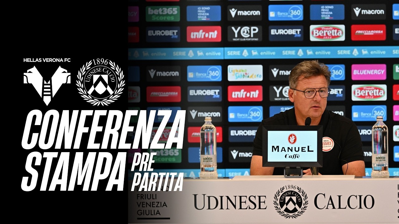 CONFERENZA STAMPA DI MISTER RUNJAIC | PRE VERONA UDINESE | 25.01.2026