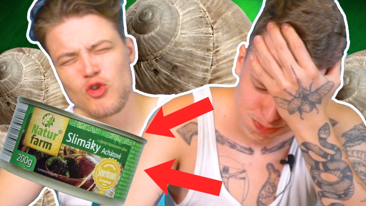 Ochutnali sme Konzervované Slimáky w/ slimákssie