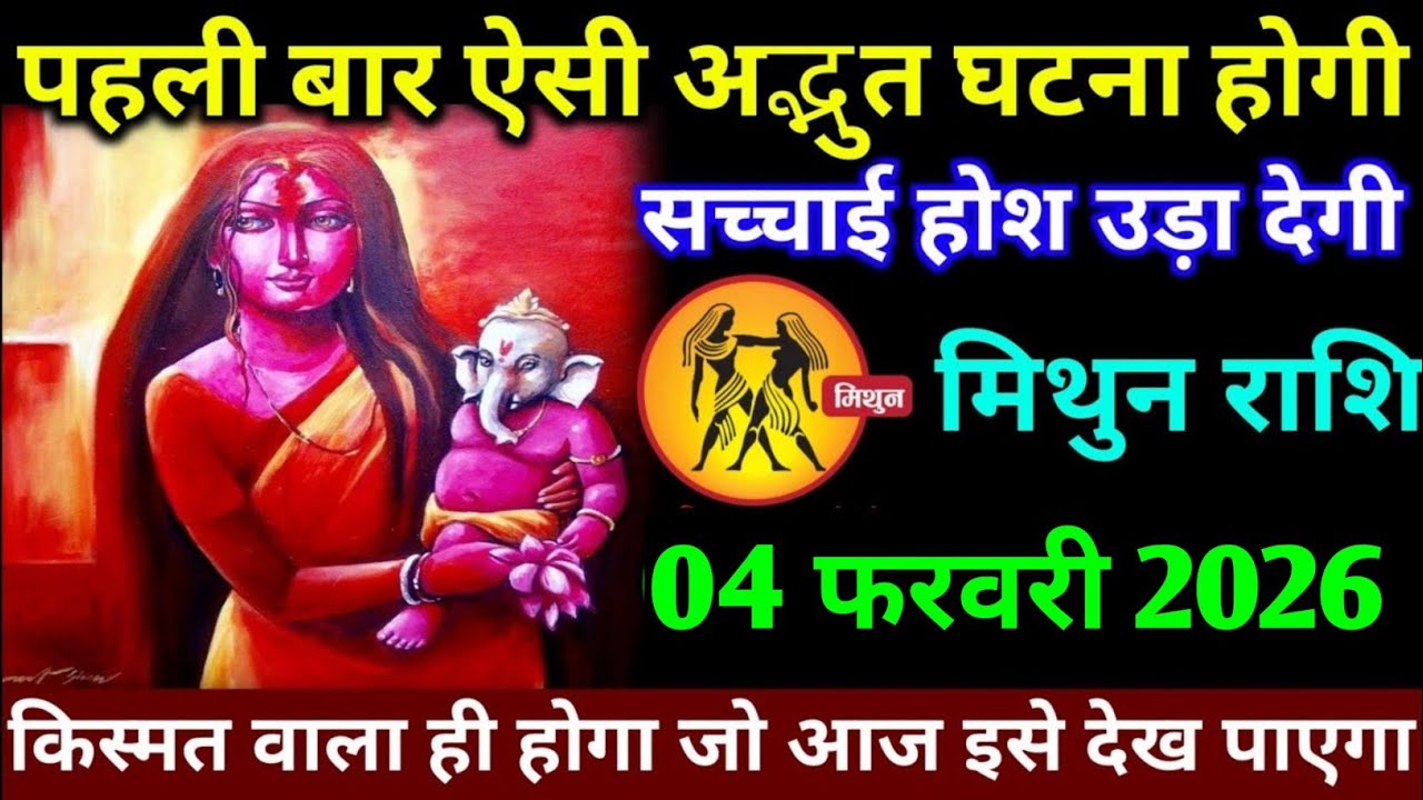 मिथुन राशि वालों 02 फरवरी 2026 अब पहली बार ऐसी अद्भुत घटना होगी#mithun#rashifal 